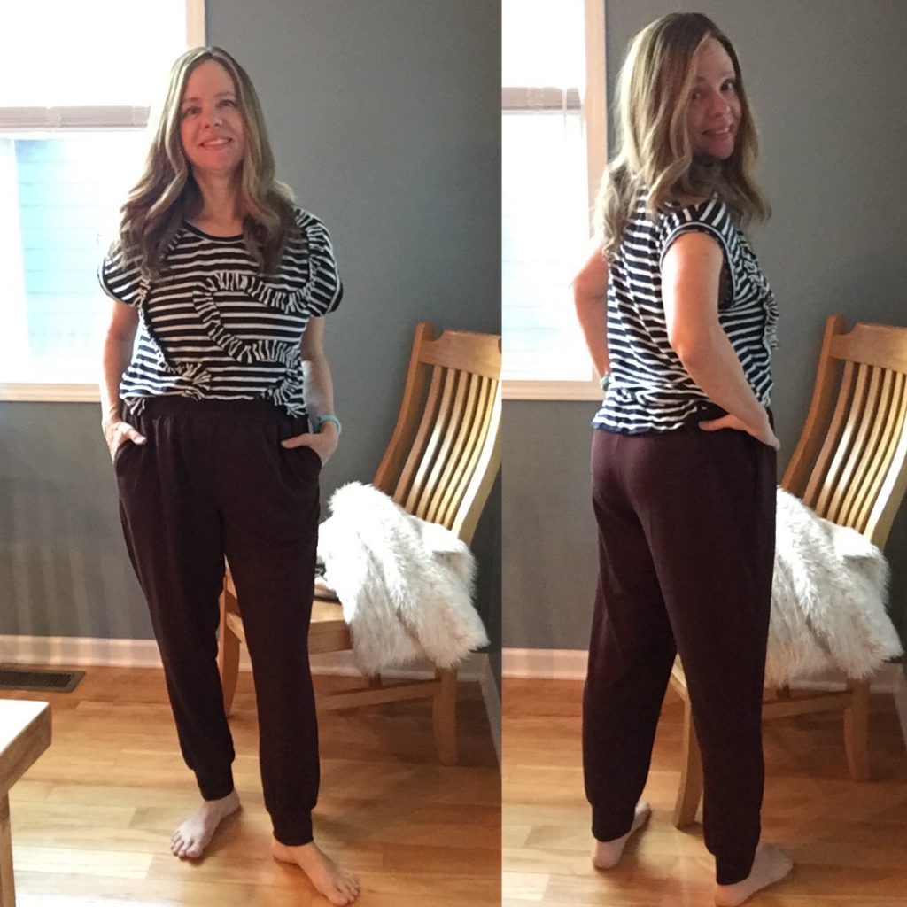 Sewing a great casual wardrobe: Shirt Tail Tee by HotPatterns