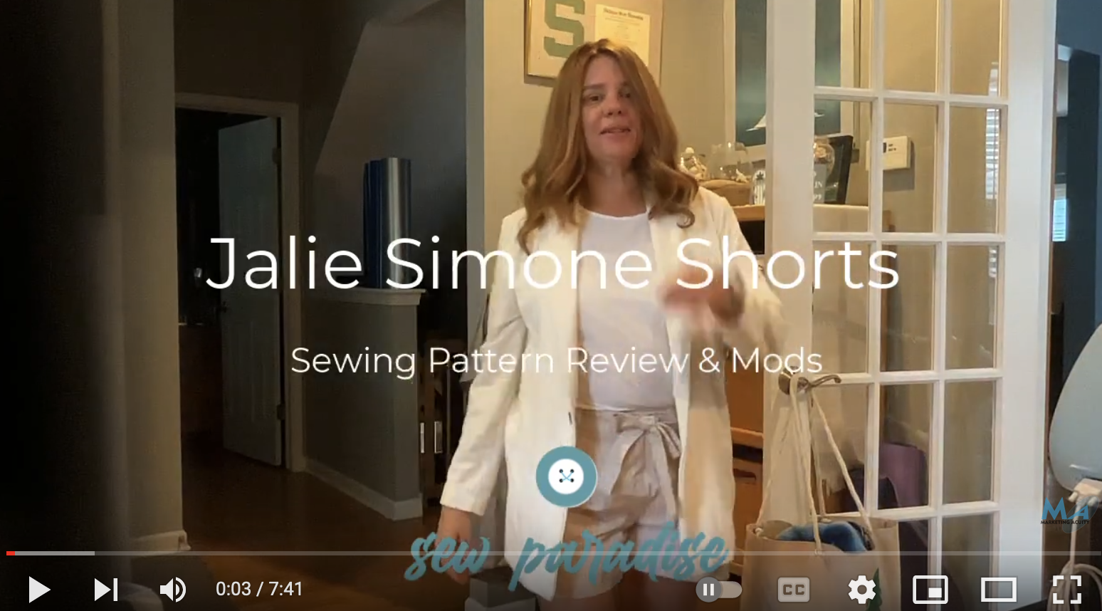 Jalie Simone Shorts Sewing Pattern Review